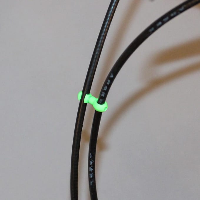 10 STKS Fiets Fiets S Clips Klem Remkabel Versnellingskabel Behuizingsgeleiders(Groen) groen