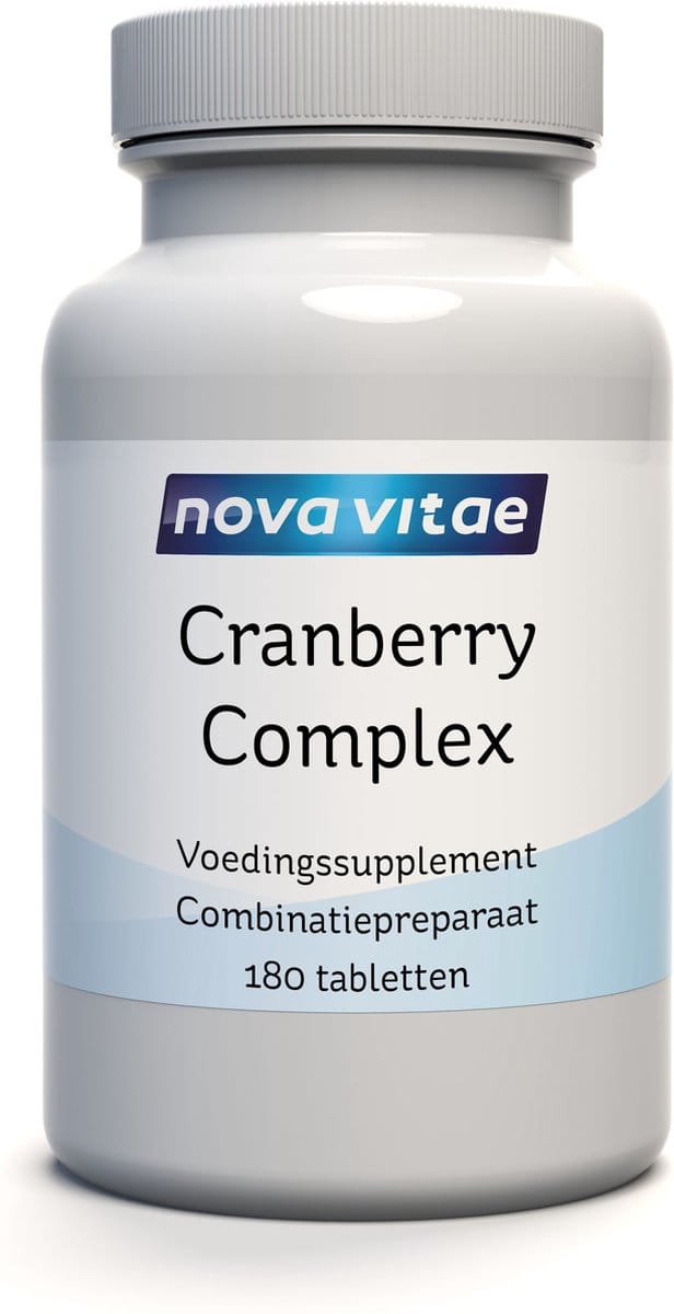Nova Vitae - Cranberry D-mannose Complex - 180 tabletten