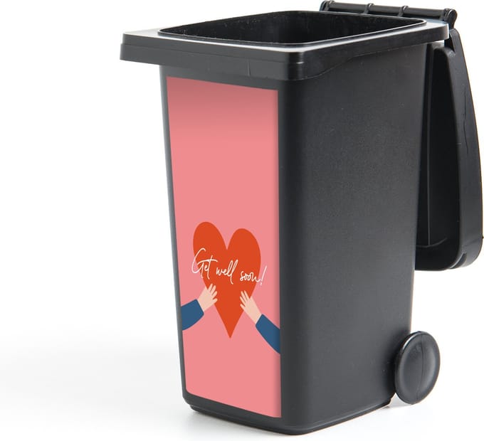 Container sticker Beterschap - Spreuken - Hand - 44x98 cm - Kliko sticker