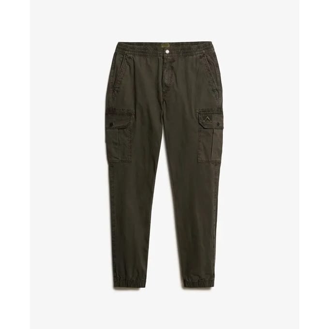 Superdry Para Slimfit Cargobroek Groen Grootte: 30/32