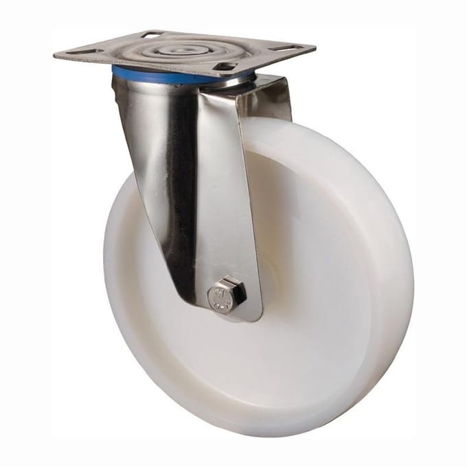 BS zwenkwiel met opschroefbare plaat Polyamide glijlager 75 mm 60...
