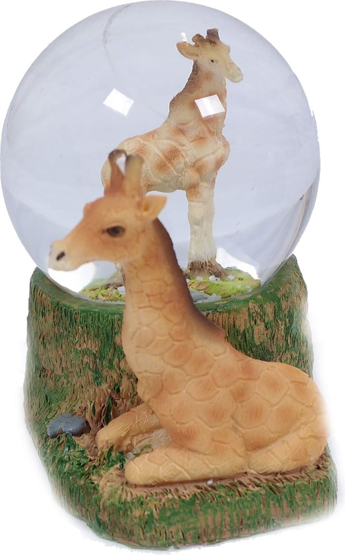 PIA Soft Toys Giraf Waterbal - 65 mm - Snowglobe