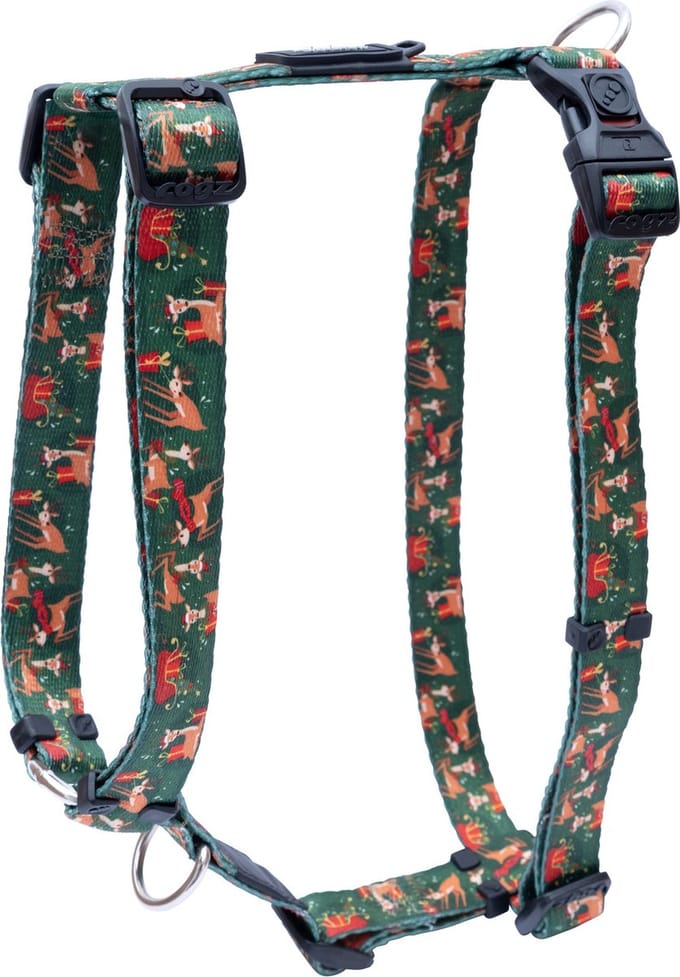 Rogz Fusion Tuig - Hondenharnas - Groen S