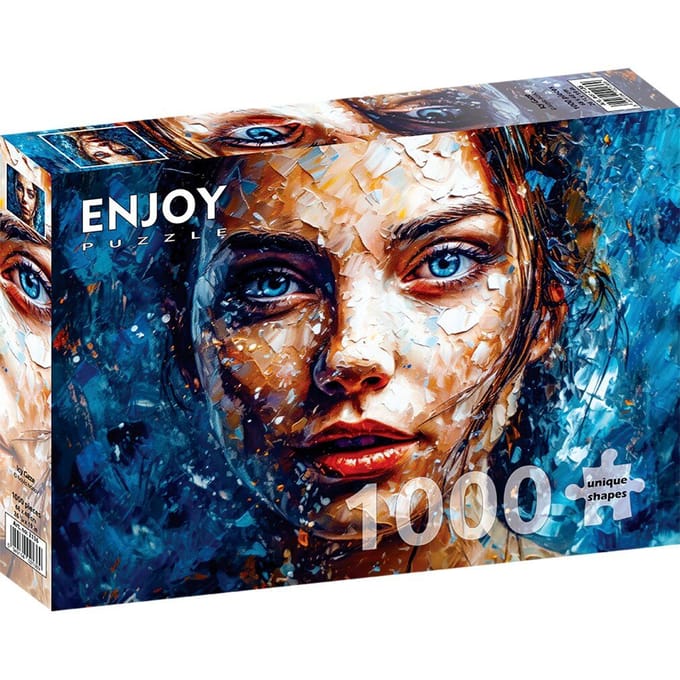 Enjoy Puzzle legpuzzel Icy Gaze - 1000 stukjes puzzelplezier.