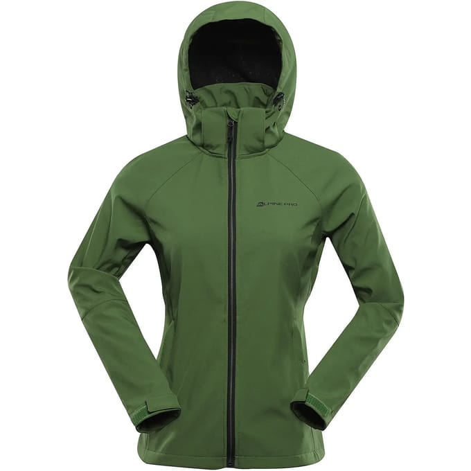 Alpine Pro Hoora Softshelljack Groen S Vrouw