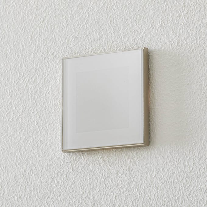 BEGA Accenta wandinbouw hoekig ring staal 315lm