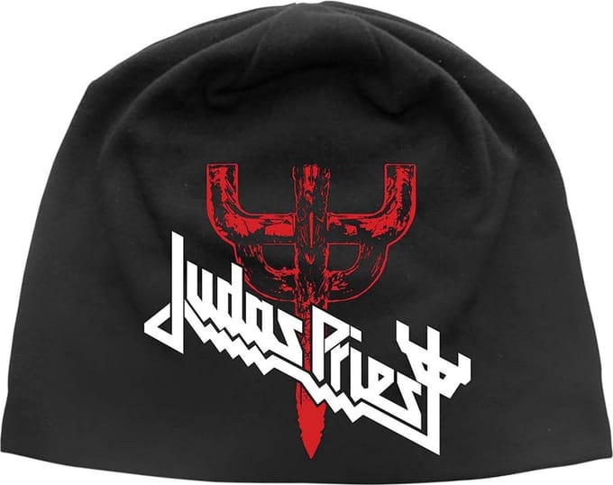 Judas Priest - Logo & Fork Beanie Muts - Zwart