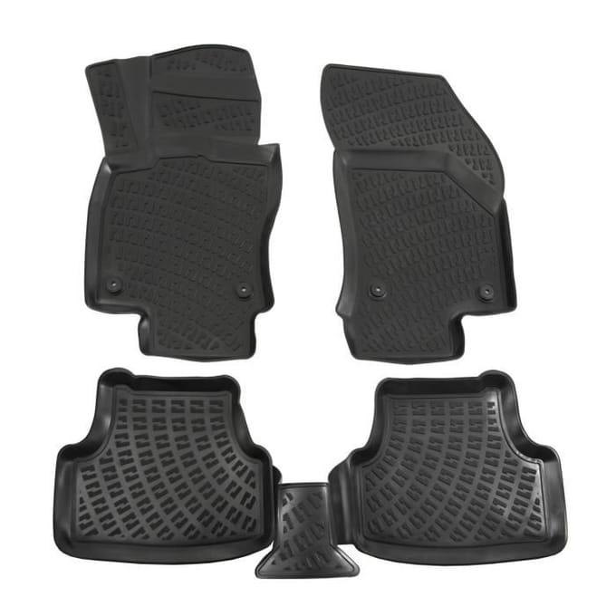 Tapis de sol - Exclusive - VW Polo - Caoutchouc - Compatible depuis 2017 - Toutes saisons