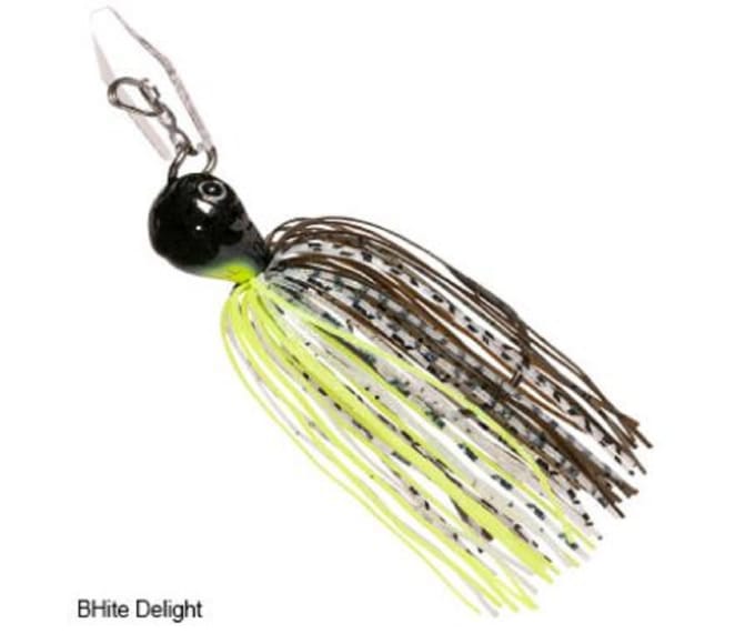 Zman Chatterbait Jackhammer Stealthblade 3/8 Oz Bhite Delight (4486) black