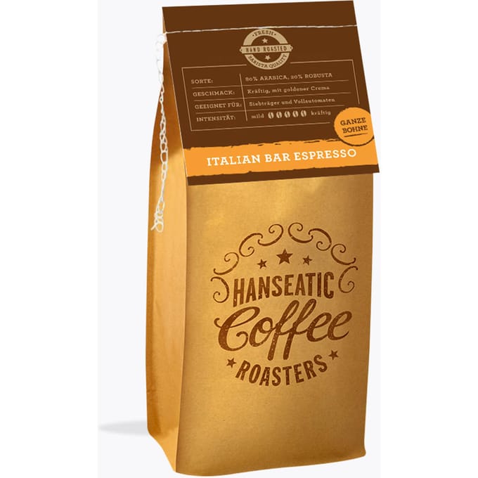 Hanseatic Coffee Roasters Italian Bar Espresso 1kg