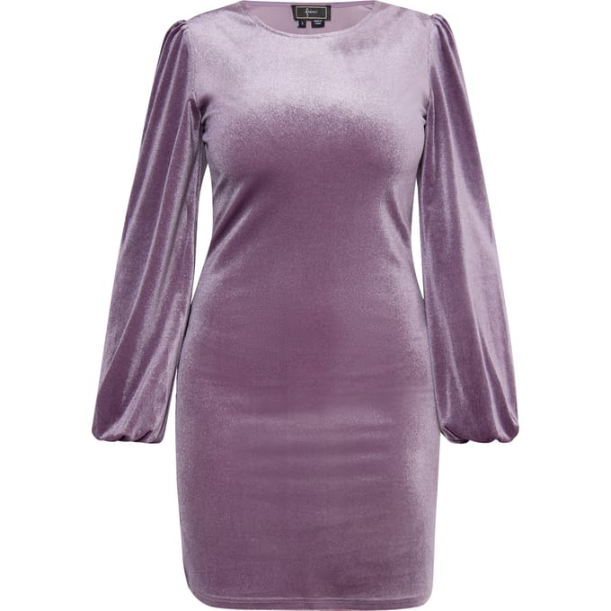 Faina Mini-jurk met lange mouwen Dames lavendel