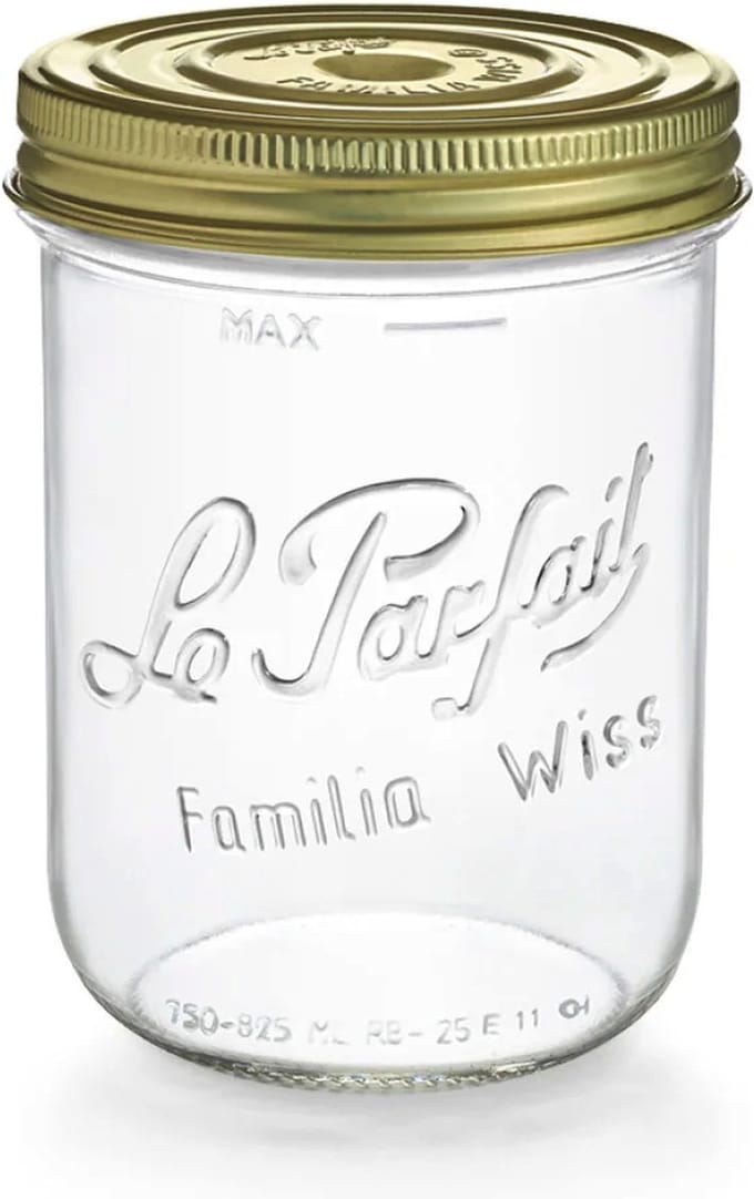 Le Parfait Weckpot Ø 100 mm 750 ml - 1 stuk - inmaakglas -