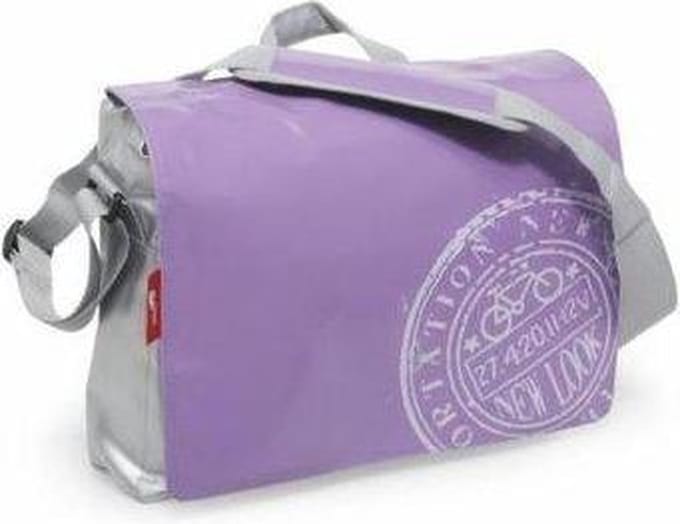 New looxs Postino - Fietstas / Schoudertas - Paars / Zilver
