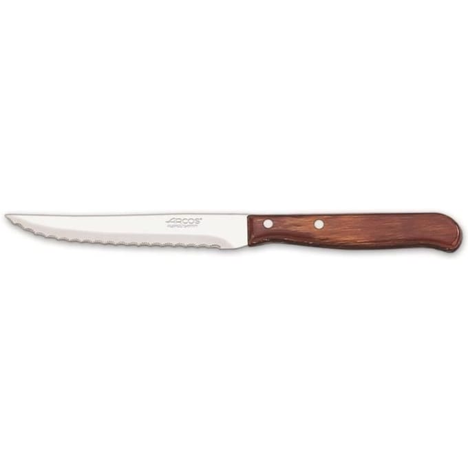 Mes - ARCOS - Latina 100401 - Roestvrij staal - Blad 10,5 cm - Geperst hout