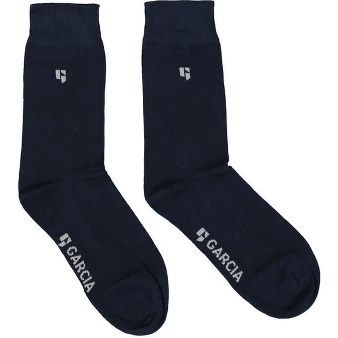GARCIA Heren Effen Sokken Blauw 4-pack