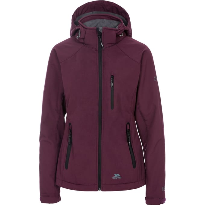 Trespass - Dames Bela II Waterbestendige Softshell Jas (Bruin)