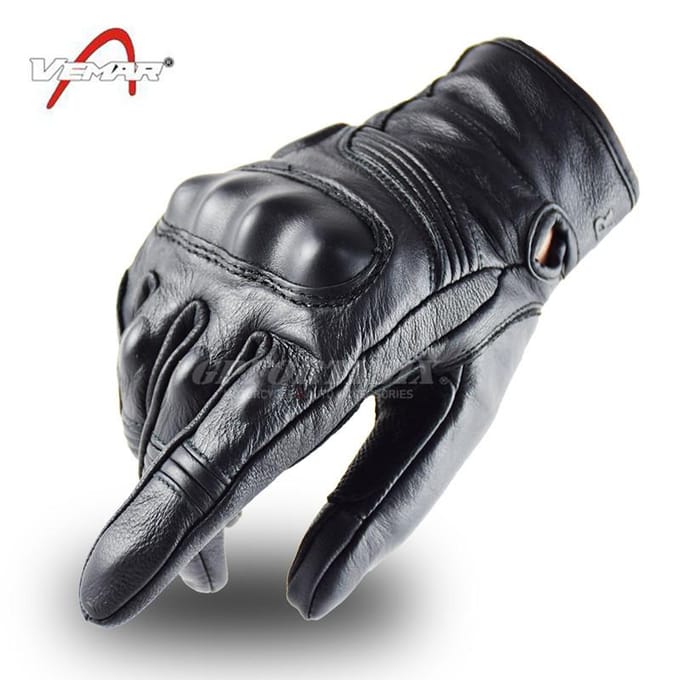 Gants en peau de mouton hiver chaud écran tactile épaissis coupe-vent L marron