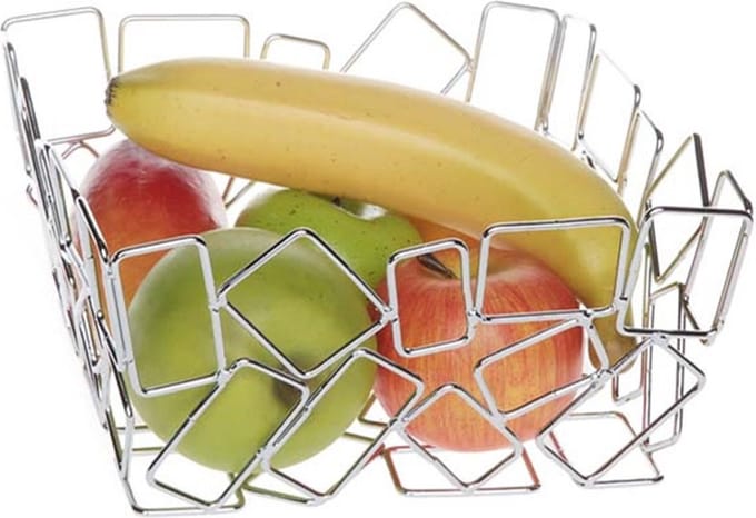 Fruitmand vierkant 22x22x10,5 cm