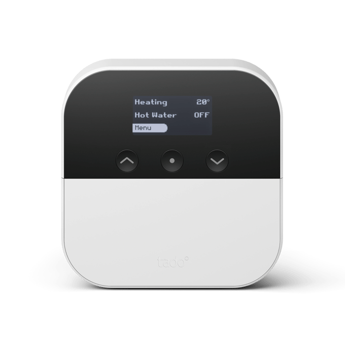 tado° Warmtepomp Optimizer X - Bedrade variant - werkt met Google Home, Alexa & Apple Homekit - Zwart/Wit