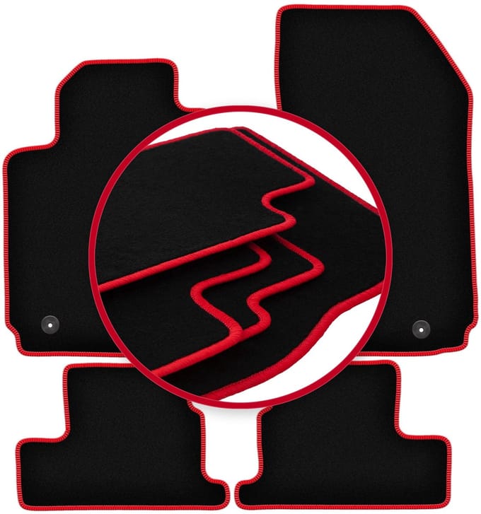 CARLUX-RED automatten voor: Alfa Romeo Brera coupé (2005-2010)