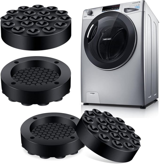 4 Stuks Vibration Damper Wasmachine Universele Anti-Vibratie Mat Antislip Si