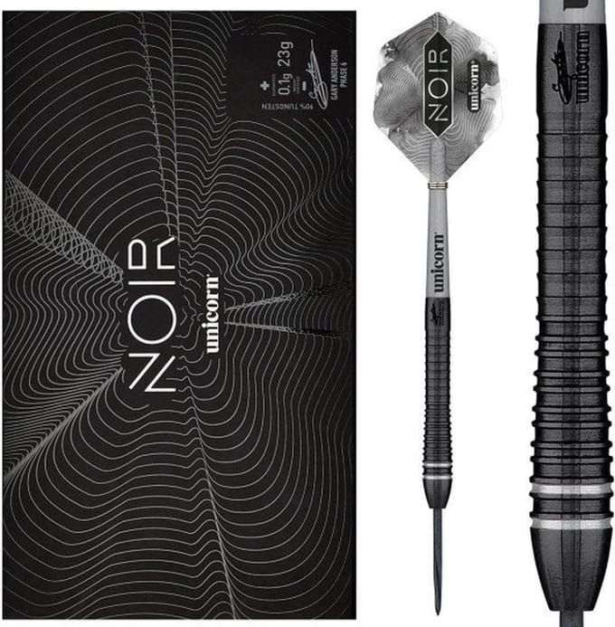 Unicorn Gary Anderson Noir Phase 6 90% - Dartpijlen