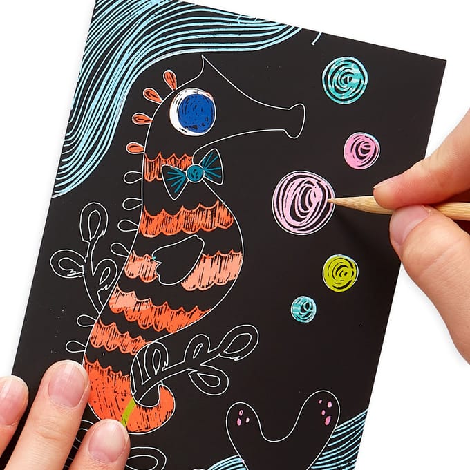 Ooly - Scratch & Scribble - Mini - Vriendelijke vis