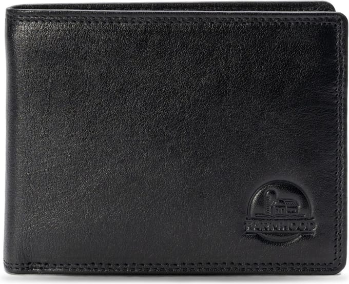 Farmhood Portemonnee Memphis Wallet Black 2 Zwart