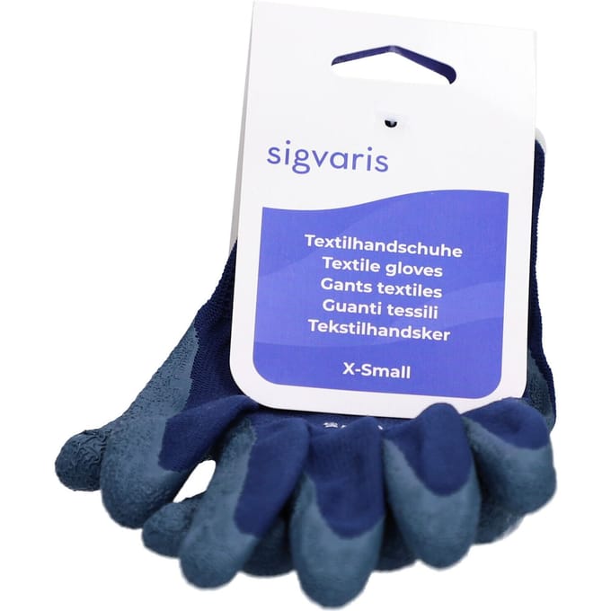 Handschoenen voor steunkousen Sigvaris : XS - white