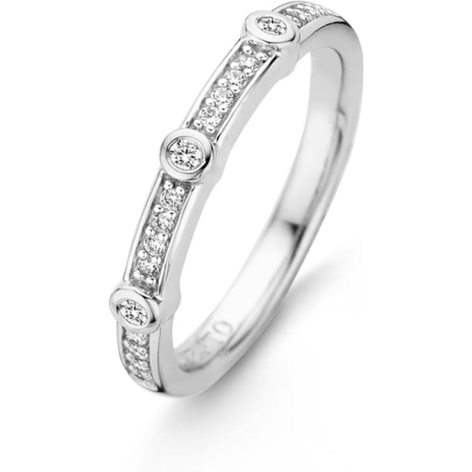 TI SENTO - Milano Ring - Zilver Ringmaat: 16.00 mm / maat 50 Bewerking:Gerhodineerd