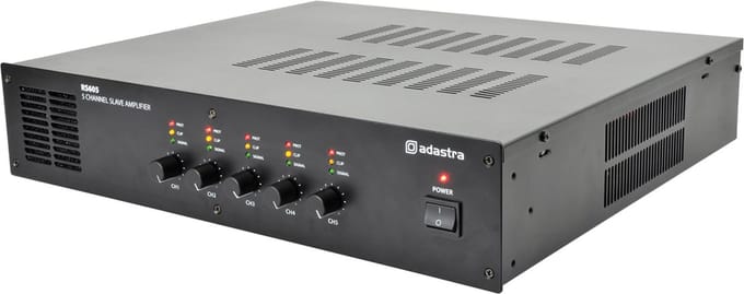 Adastra RS605 100V slave versterker 5x 60W