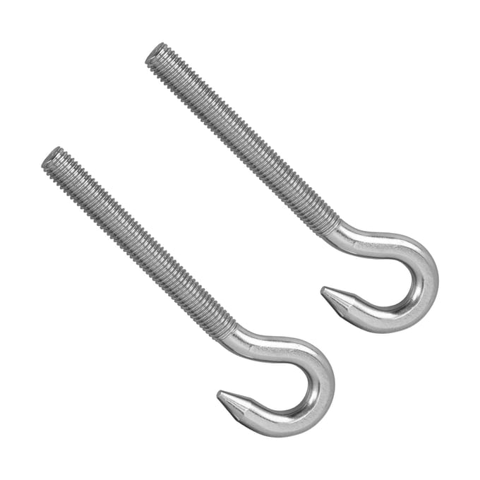 2 stuks M12 Schroefhaak RVS Hoge Hardheid Corrosiebestendig Bekerhanger