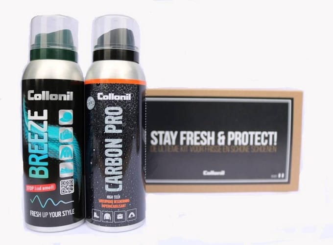 Collonil Fresh & Protect Set – 2-delige set – Geschikt voor alle schoenen, inhoud 2 x 125 ml – Collonil Fresh en Protect Set combineert bescherming en frisheid in één praktische set