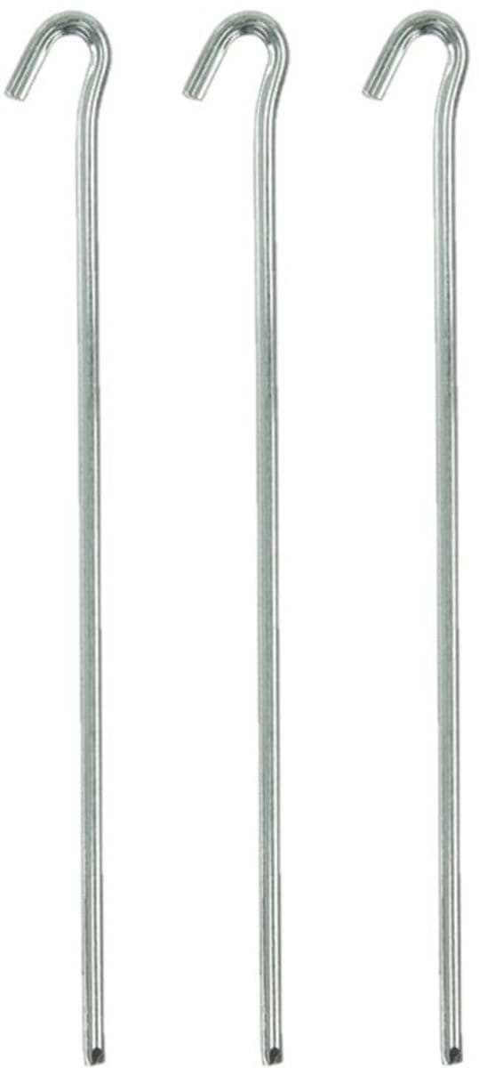 ProPlus Rotspennen / tentharingen - metaal - 18x stuks - 30 cm - kamperen - windscherm - tent