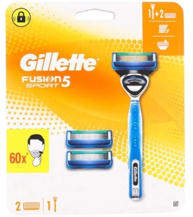 Gillette Fusion 5 Scheersysteem + 3 Scheermesje