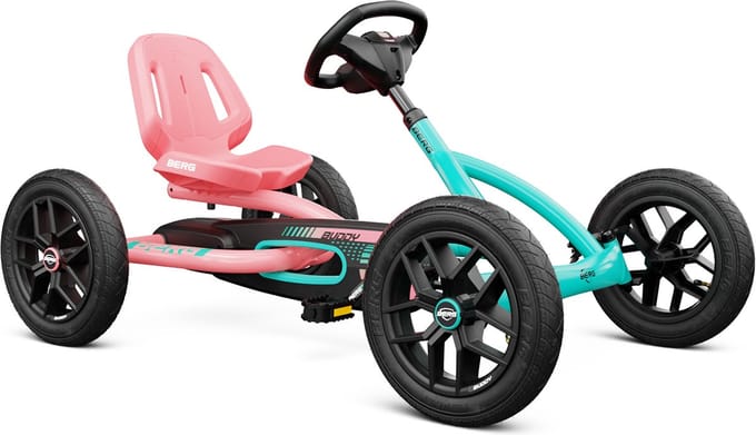BERG Buddy Lua Skelter - 3+ Jaar - Verstelbare Stoel - Vrijloopautomaat - Roze