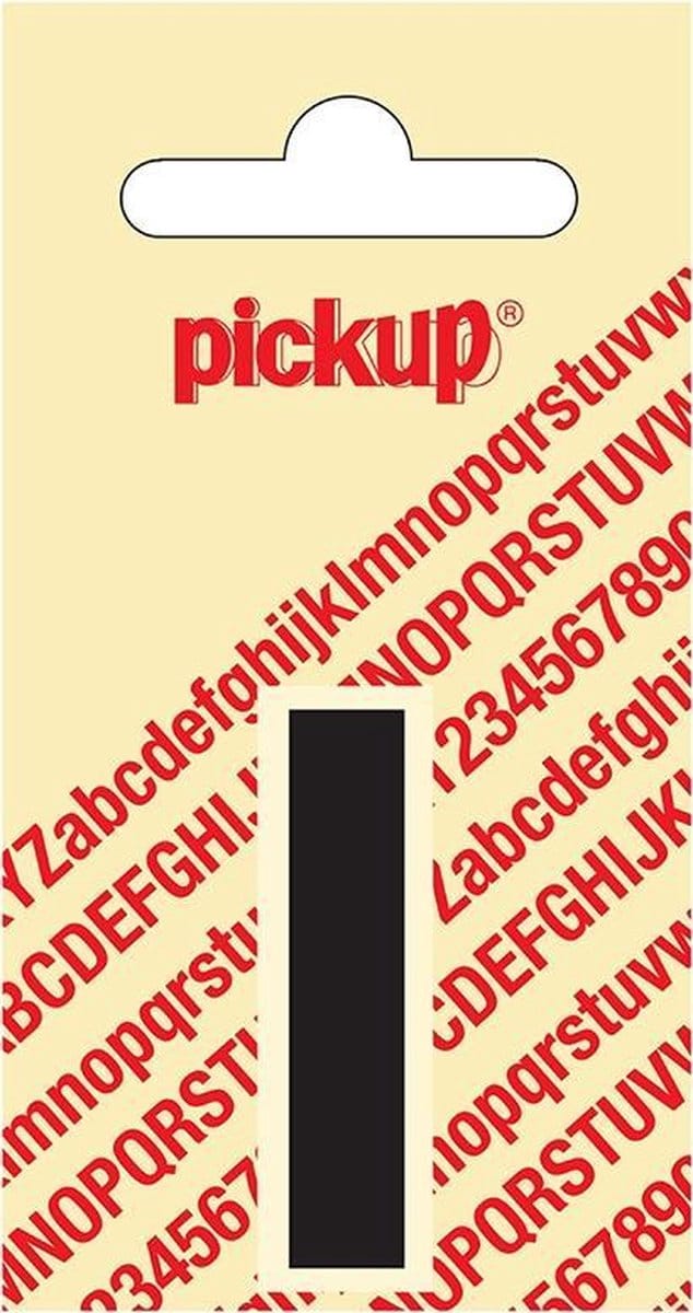 Pickup plakletter Helvetica 40 mm - zwart I