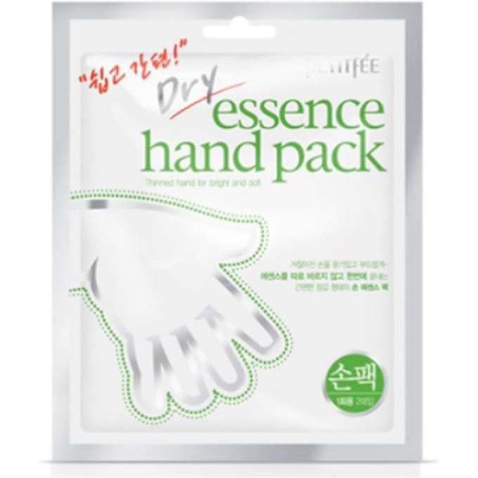 Petitfee, Dry Essence Hand Pack, 1 Pair white