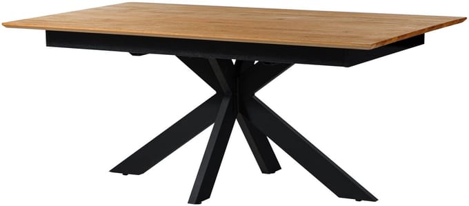 MASSIVMOEBEL24.DE KITZBÜHEL #11 eettafel blank geolied massief hout wilde eik 180x100 cm