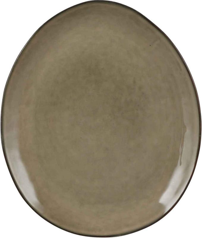 Mica Decorations tabo bord ovaal creme maat in cm: 28,5 x 23,5