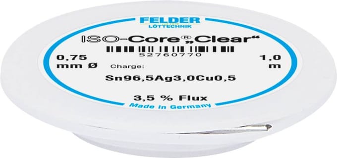 Felder LAttechnik ISOCore Clear SAC305 Soldeertin Spoel Sn96