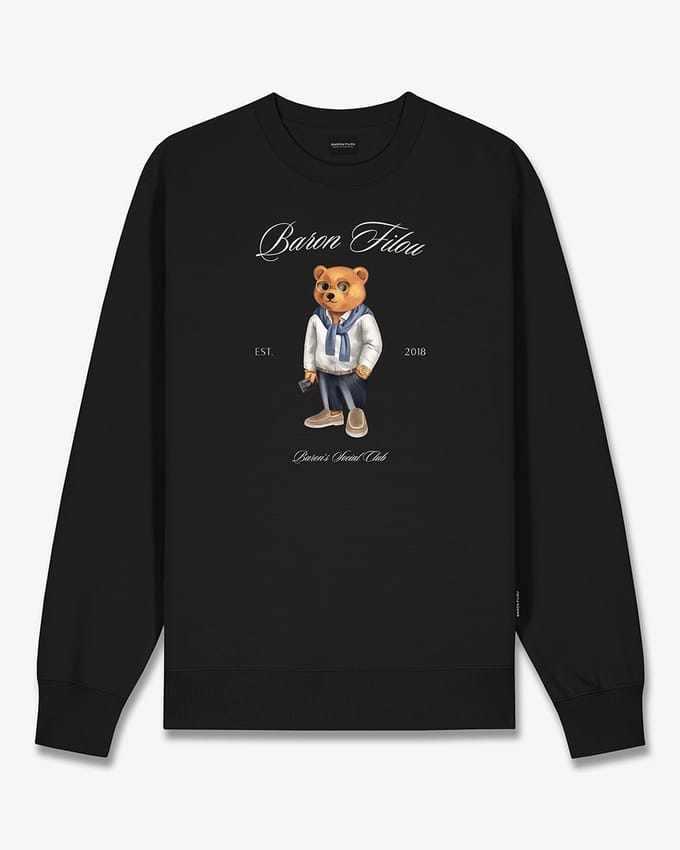 Baron Filou Pullover Filou CLII. Baron's Social Club Black