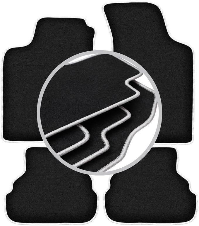 CARLUX-SILVER automatten voor: Volkswagen Golf III cabrio, hatchback, stationwagen (1993-2002)