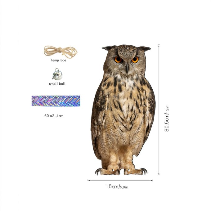 Hangende vogelverschrikker - Uggledesign