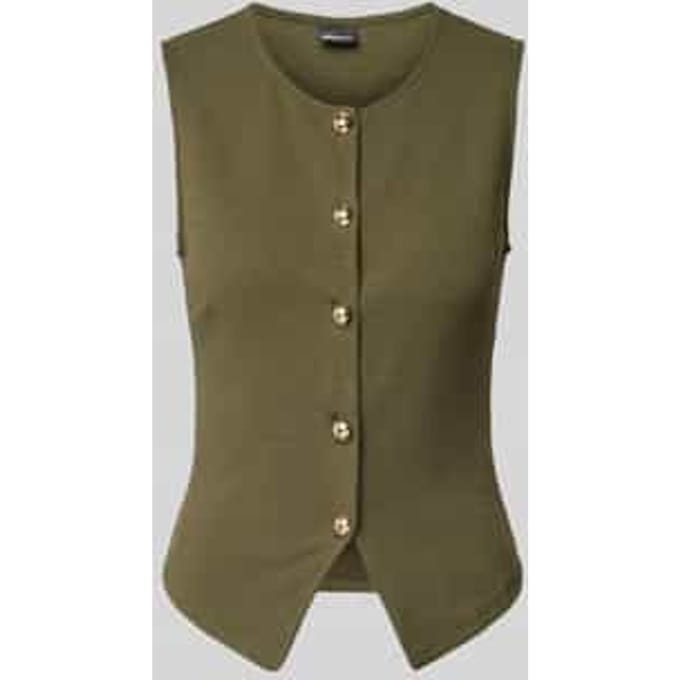Gilet met knoopsluiting