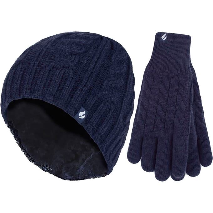 Dames Thermo Muts en Handschoenen Set met Fleecevoering voor de Winter