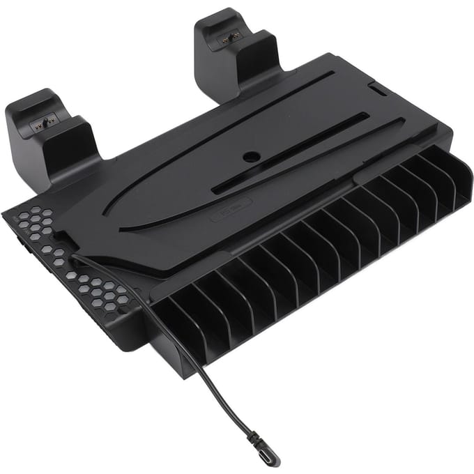 Station de Refroidissement RGB pour PS5 Ventilateur de Refroidissement Multifonction Réglable Support de Chargement Double pour PS5 noir