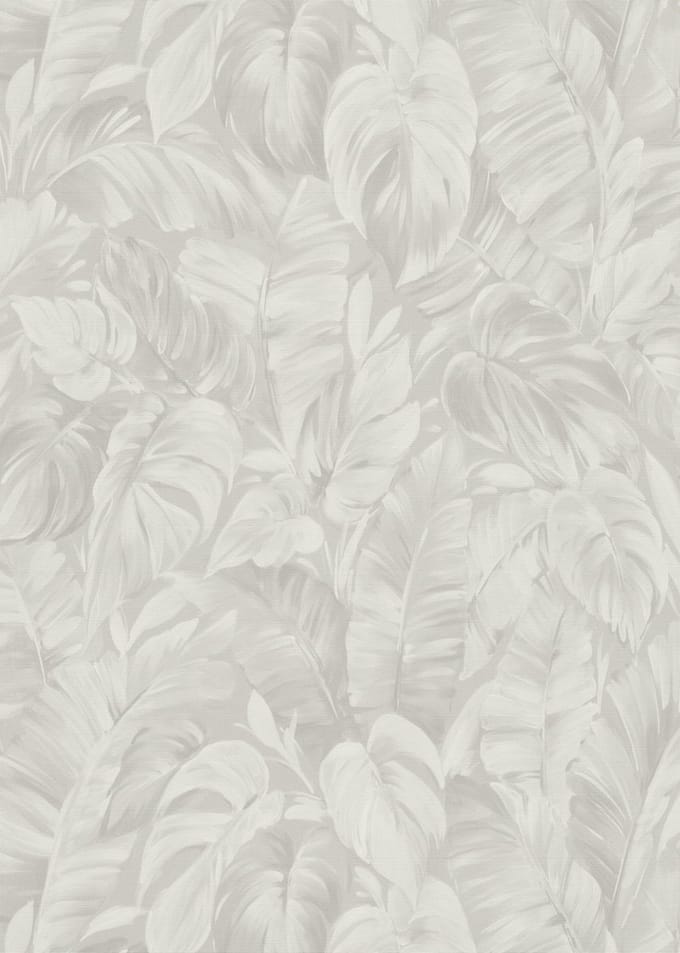 Erismann Vinylbehang 10416-10 - Play of Light - Botanisch Grijs - 53cm x 10.05m