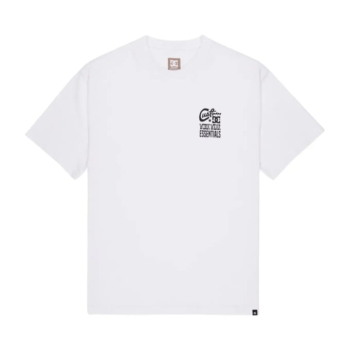 Dc Shoes Knotted T-shirt Met Korte Mouwen Wit S Man