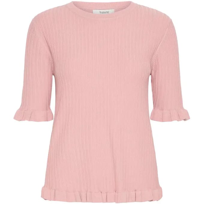 b.young - BYMMORLA RUFFLE TSHIRT - Dames - Truien